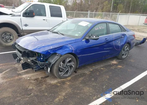 2024 Hyundai Elantra Limited из США, поврежденный, VIN KMHLP4DG1RU763671